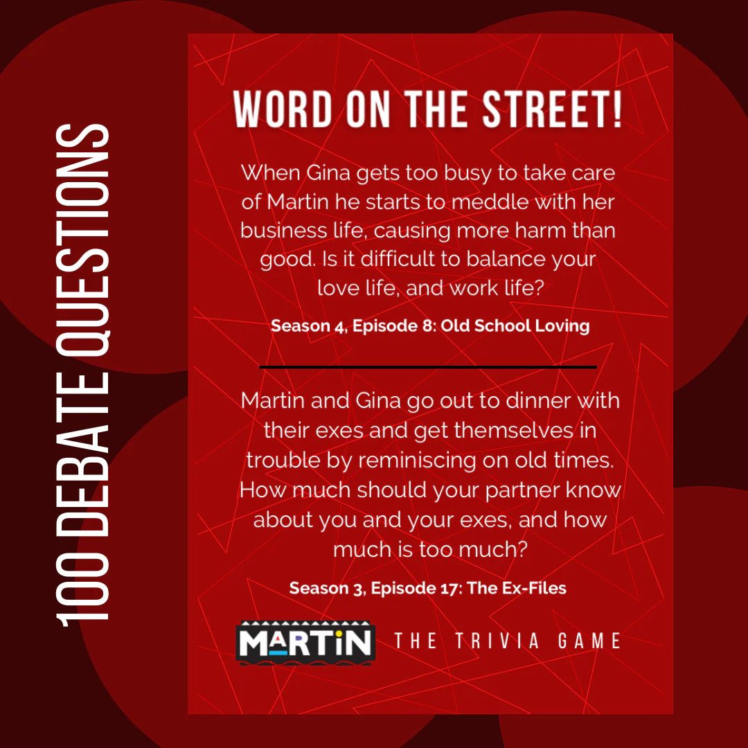 MARTIN TRIVIA IS SOLD OUT!!!