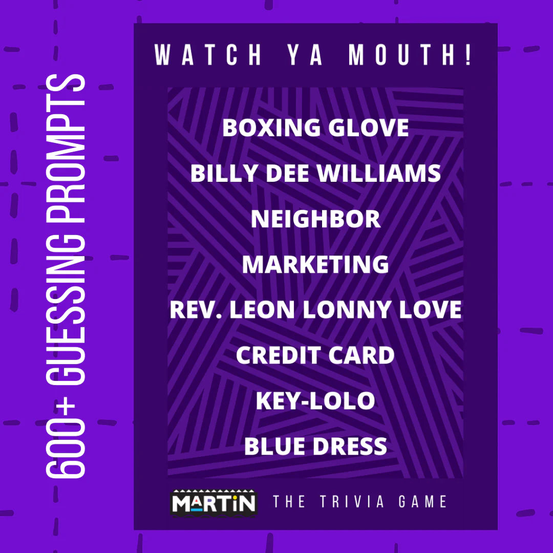 MARTIN TRIVIA IS SOLD OUT!!!