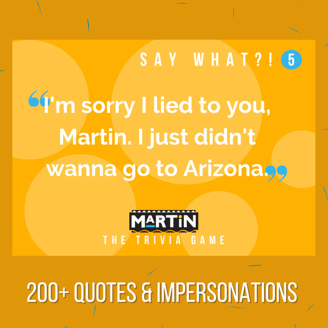 MARTIN TRIVIA IS SOLD OUT!!!
