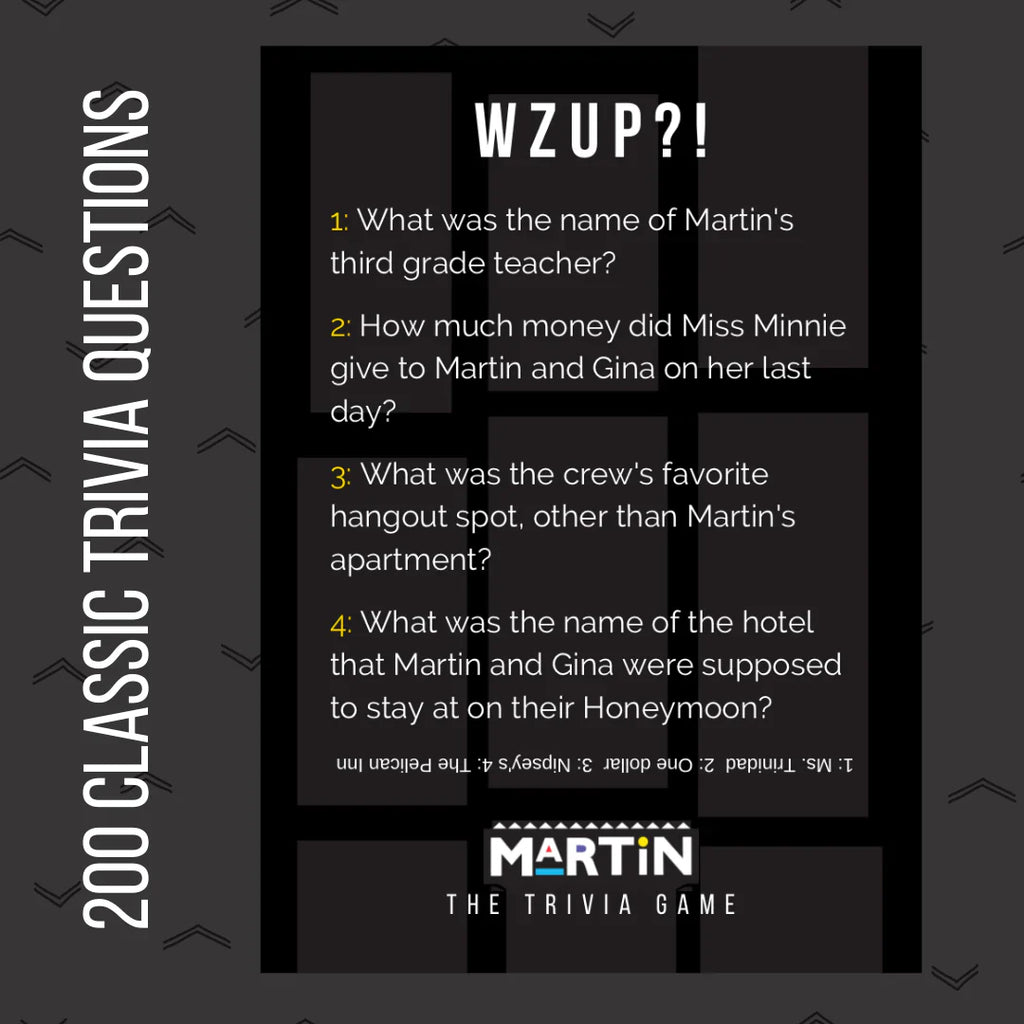 THE OFFICIAL MARTIN TRIVIA GAME