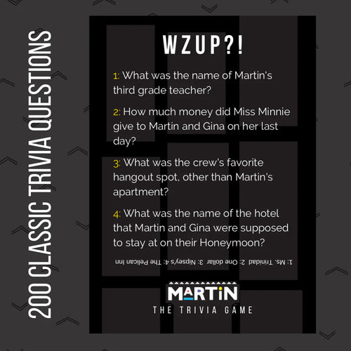 THE OFFICIAL MARTIN TRIVIA GAME